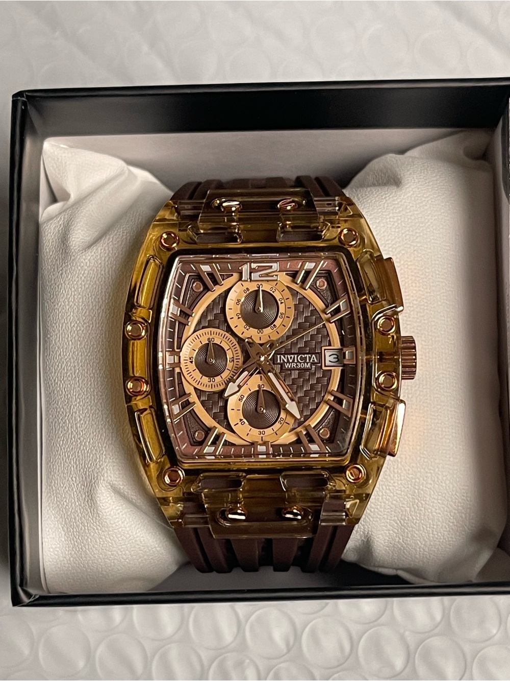 Invicta S1 Rally Allogrip Men
42mm Brown Tone Case Brown
Metal Dial Brown Band